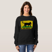 Sweatshirt Je vais filer où je veux (Devant entier)