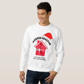 Sweatshirt JE VENDS IMMOBILIER Christian Realtor Noël (Devant entier)