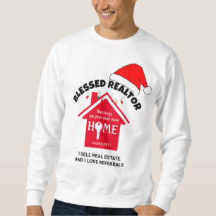Sweatshirt JE VENDS IMMOBILIER Christian Realtor Noël