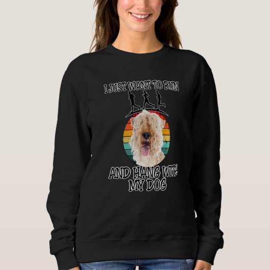 Sweatshirt Je Veux Courir Et Hang W Lakeland Terrier (Devant)
