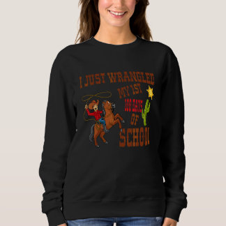 Sweatshirt Je viens de rassembler mes 1ers 100 jours d'école 