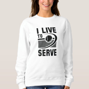 Sweatshirt Je Vis Servir