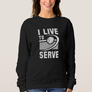 Sweatshirt Je Vis Servir
