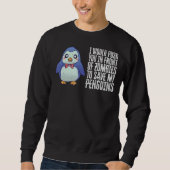 Sweatshirt Je Vous Poussais Devant Des Zombies Pour Sauver Mo (Devant)
