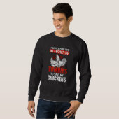 Sweatshirt Je Vous Poussais Devant Les Zombies Pour Sauver Mo (Devant entier)