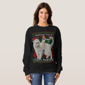 Sweatshirt Je Vous Souhaite Un Joyeux Swiftmas Laid Noël Swea (Devant entier)
