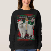 Sweatshirt Je Vous Souhaite Un Joyeux Swiftmas Laid Noël Swea (Devant)