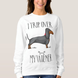 Sweatshirt Je voyage au-dessus de mon amoureux des chiens Fun