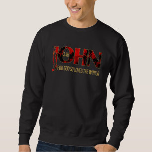 Sweatshirt Jean 316 Pour Dieu si aimé le monde chrétien