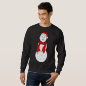 Sweatshirt Jeezy Snowman Mad Snowman Noël (Devant entier)