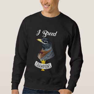 Sweatshirt J'élève des champions Amoureux de pigeons, Amoureu