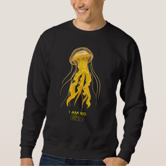 Sweatshirt Jellyfish Jaune : Je suis tellement gelée
