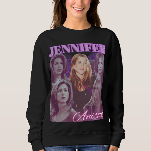 Sweatshirt Jennifer Aniston Friends Vintage Bootleg (Devant)