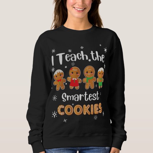 Sweatshirt J'Enseigne Les Cookies Les Plus Simples PréK Ensei (Devant)
