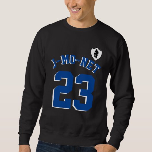 SWEATSHIRT JERSEY J-MO-NET 23 (DK BLU/WHT) (Devant)