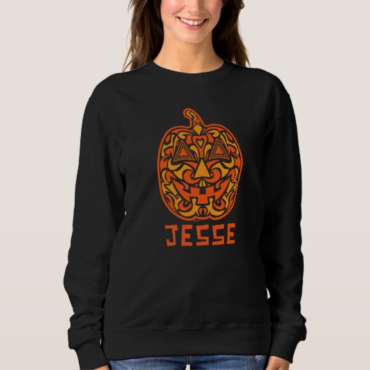 Sweatshirt Jesse Halloween Crâne de Sucre (Devant)
