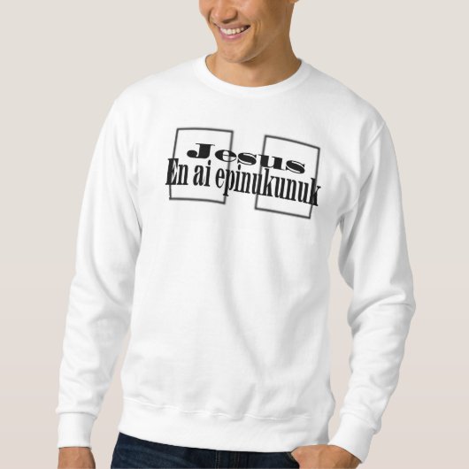 Sweatshirt Jésus (Devant)