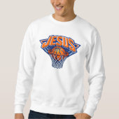Sweatshirt JESUS - Bleu et Orange (Devant)
