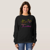 Sweatshirt Jésus Ce n'est pas une religion C'est une relation (Devant entier)