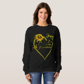 Sweatshirt Jésus Ce n'est pas une religion C'est une relation (Devant entier)
