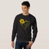 Sweatshirt Jésus Ce n'est pas une religion C'est une relation (Devant entier)