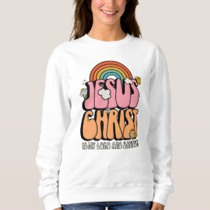Sweatshirt Jésus Christ Est Mon Seigneur Et Mon Sauveur Chrét