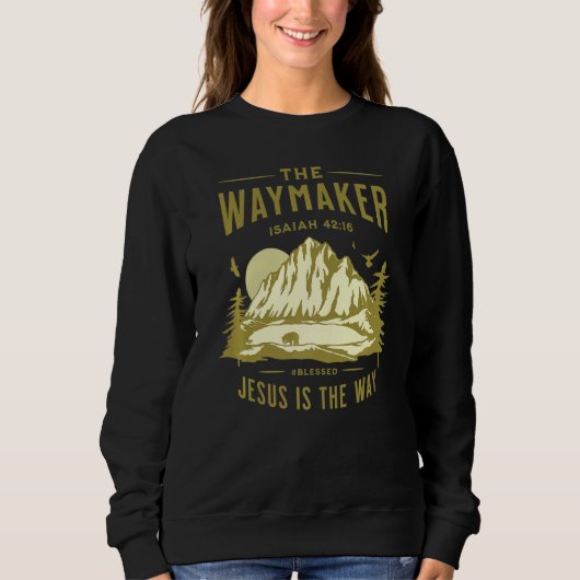 Sweatshirt Jésus Christ Waymaker (Devant)