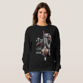 SWEATSHIRT JÉSUS CHRISTIAN THE SAVIOR GOD FAITH IN CHRIST FUN (Devant entier)