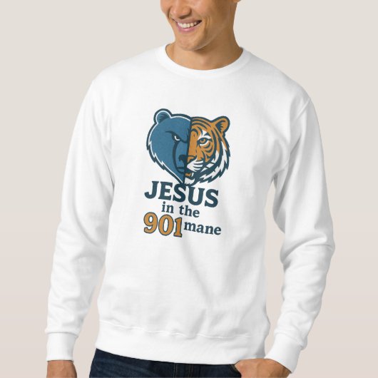 Sweatshirt Jésus dans le 901 - Chrétien (Devant)