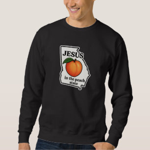 Sweatshirt Jésus dans l'État de la pêche - Chrétien