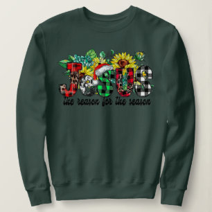 Sweatshirt Jésus Est La Raison Pour La Saison Vacat De Noël