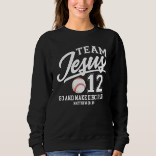 Sweatshirt Jésus et Équipe de Baseball Jésus Christian Matthi