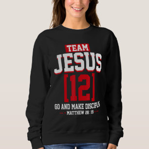 Sweatshirt Jésus et Équipe de Baseball Jésus Christian Matthi