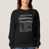 Sweatshirt Jesus Facts (Devant)