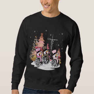 Sweatshirt Jesus Faith Hope Love Snowman Drôle Noël Pour Chri