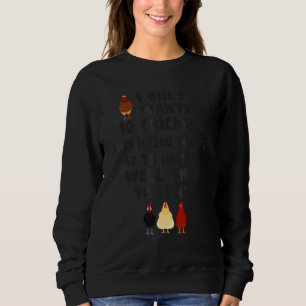 Sweatshirt Jésus I Seulement Recherché 10 Poulet Agriculteur