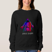 Sweatshirt Jesus is king  1 (Devant)