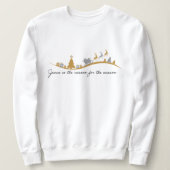 Sweatshirt Jesus Is the Reason for the Season (Design devant)