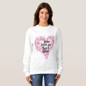 Sweatshirt "Jesus loves-moi". (Devant entier)