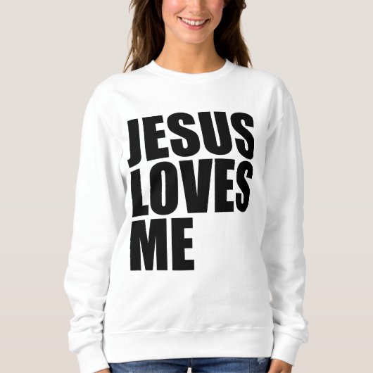 SWEATSHIRT JÉSUS M'AIME (Devant)