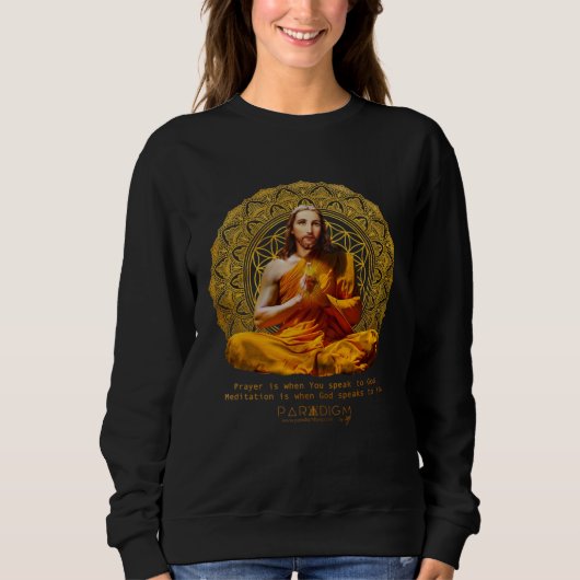 Sweatshirt Jesus Meditation (Devant)