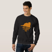 Sweatshirt J'étais normal il y a 2 furets (Devant entier)