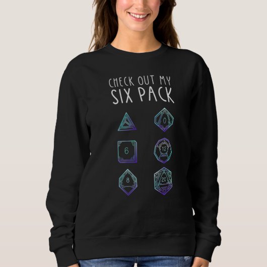 Sweatshirt Jetez Un Coup D'Oeil À Mon Pack Six Pour Dragons D (Devant)