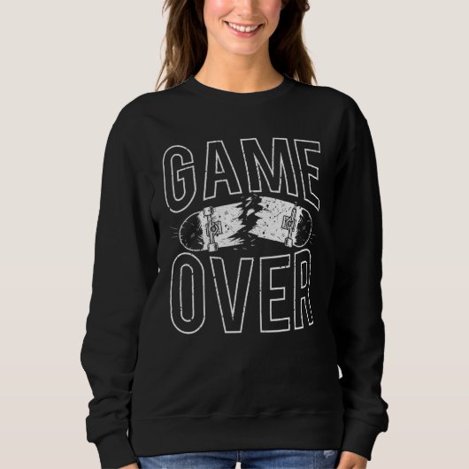 Sweatshirt Jeu cool sur skateboard Breboard (Devant)