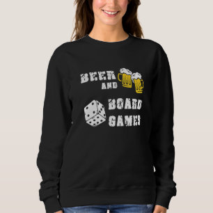Sweatshirt Jeu De Bière Et Jeux De Société Jeu Geek Nerd Back
