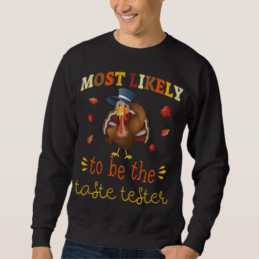 Sweatshirt Jeu de contrepartie d'action de grâces le plus sus (Devant)