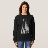 Sweatshirt Jeu de Drapeau Perdu I Fusil Armes de fusil Perdu (Devant entier)