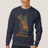 Sweatshirt Jeu de fouet vintage pour violon (Devant)