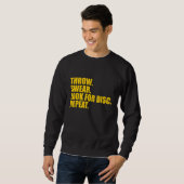 Sweatshirt Jeu de lecture de disque Rechercher le disque Répé (Devant entier)