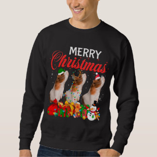 Sweatshirt Jeu de Noël Cochon de Guinée Lover Jeu de Noël Lum